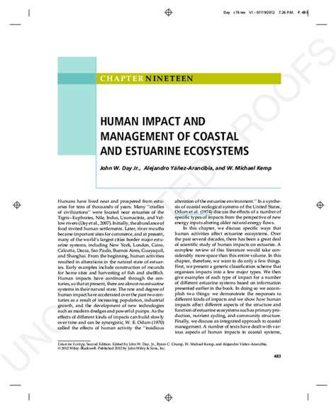 Human Impact and Management of Coastal and Estuarine Ecosystems - raincitystudios.com