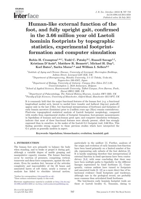 Human-like external function of the foot, and fully upright gait ... - wintechmobiles.com