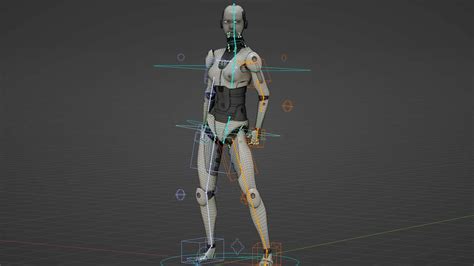 HUMANOID B-35 Auto-Rig Pro Rigged For Mixamo Unreal Engine Unity 3D ... - muktibox.com