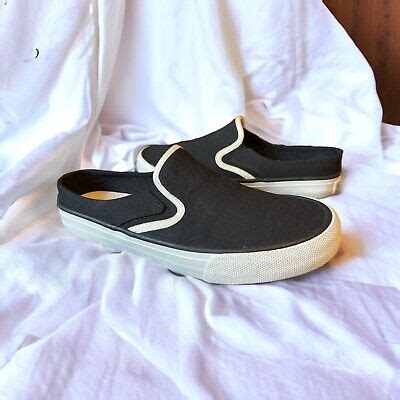 HURLEY Kayo Slip on Mule for Women Size 6M Black & White