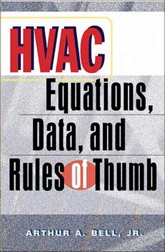 Full Download Hvac Equations Data And Rules Of Thumb By Arthur A Bell