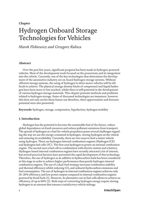 Hydrogen Onboard Storage Technologies for Vehicles - wintechmobiles.com