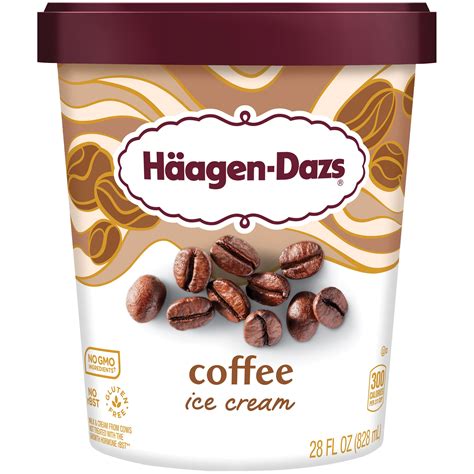 Haagen dazs coffee ice cream. Cream, Skim Milk, Cane Sugar, Egg Yolks, Coffee. Allergen Info Contains Eggs and their derivates,Milk and its derivates. Disclaimer Actual product packaging and ... 