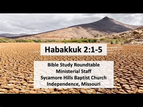 Habakkuk 2:1-5 - BibleGateway