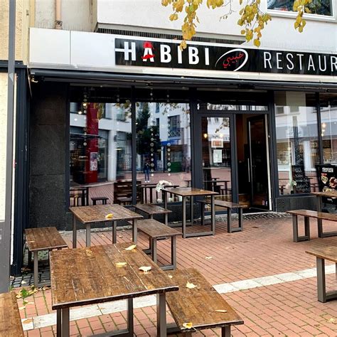 Habibi restaurant. Insbesondere Vegetarier haben das Restaurant und Café in der Landwehrstraße zu ihrem "Liebling" gemacht, wie "Habibi" übersetzt heißt; doch auch Fleischesser können sich hier ganz entspannt davon überzeugen, wie … 