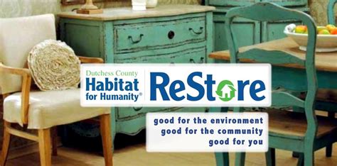 Habitat dutchess restore photos. ReStore of Habitat for Humanity of Dutchess County will divert tons of material from landfills each year, accepting hard-to-dispose-of items including new and used furniture, appliances, and surplus building materials. In many cases, pickup service is provided for large items. The money raised by ReStore of Habitat Dutchess helps families build ... 