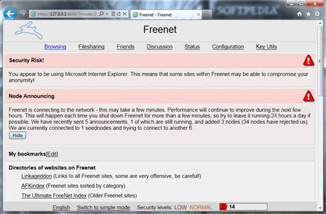 Hack freenet app.  Rather than acting as a browser or consumer privacy tool...