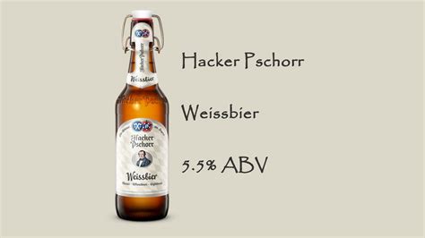 Hacker Pschorr Weissbier - Beer Review - YouTube