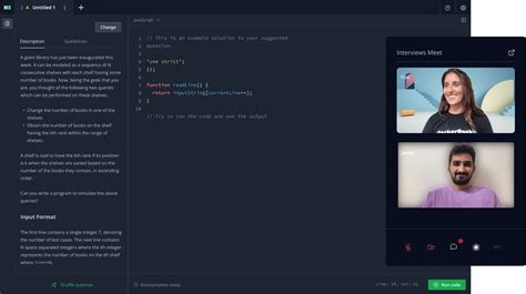 Hackerrank interview experience.  Jan 28, 2026 · HackerRank Interviews is an online platform f...