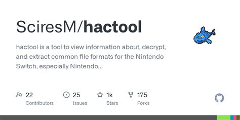 Hactool switch. md at master · SciresM/hactool.  Developer SciresM ...