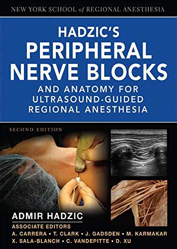 Hadzic peripheral nerve blocks and anatomy for ultrasound guided regional anesthesia. - Guida alla gestione del corso per educatori master.