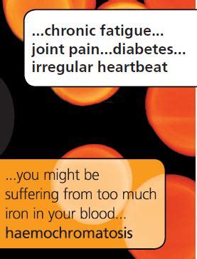 Haemochromatosis - Symptoms - HSE.ie