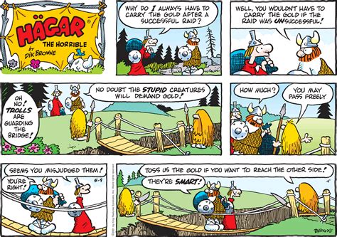Jan 21, 2024 · Buy a Print of this Comic. Load more comics. Read the Hagar The Horrible comic strip from January 21, 2024, and check out other Hagar The Horrible comics by Chris Browne. .