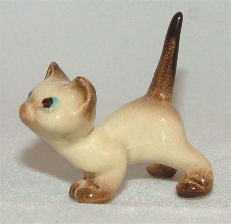 Hagen-Renaker Miniature Ceramic Siamese Curious Kitten Figurine …