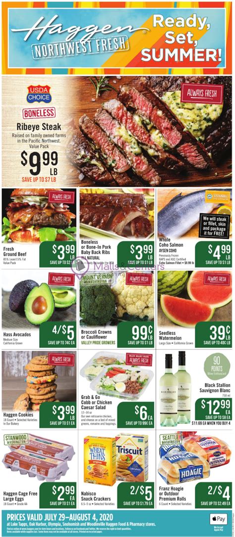 Haggen weekly ads & flyers. View this week's Haggen ads, featuring a wide range of discounted products available at your local Haggen store. Additionally, check out the Haggen ad for the upcoming week if it's already available. For this week, there are a total of 1 Haggen flyers published, so scroll down to see the latest ads.. 