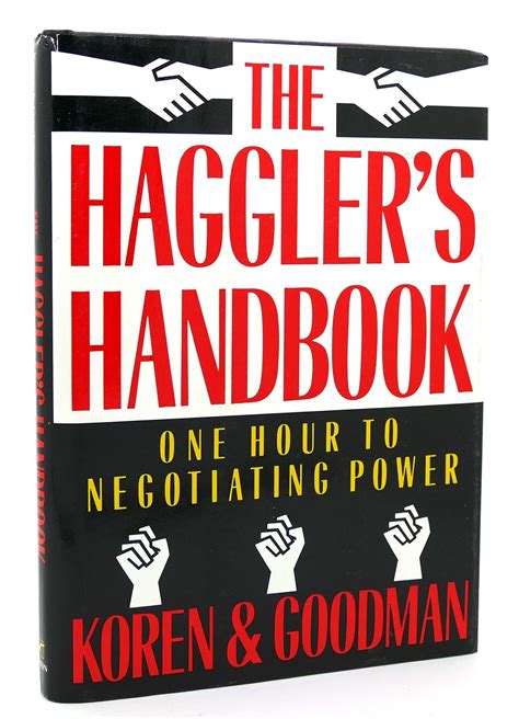 Hagglers handbook one hour to negotiating power. - 2000 chevrolet cavalier factory service manual.