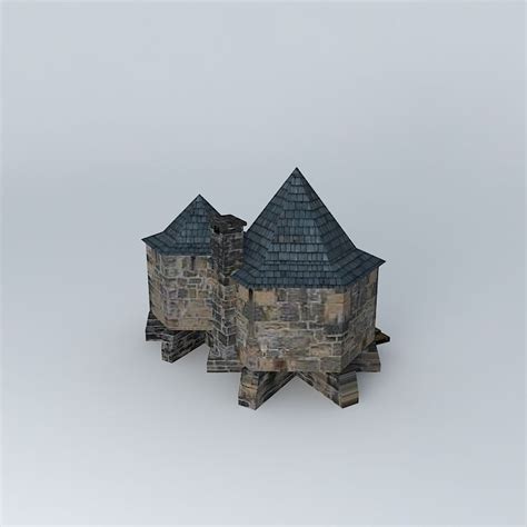 Hagrid Hut free 3D Model .max .obj .fbx