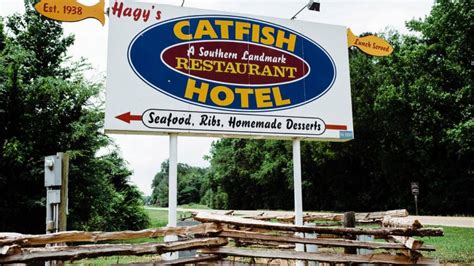Hagy ’ s Catfish Hotel, at 1140 Hagy Lane near Shiloh National Military Park ( see map ), is open 11 a.m.-9 p.m. Tuesday-Sunday (until 10 p.m. Friday and Saturday), and closed Mondays (except Labor Day and Memorial Day). You can reach them at (731) 689-3327 or www.catfishhotel.com. Tags catfish Shiloh TN.. 