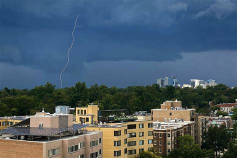 Hail, wind and lightning threaten the DC region Thursday