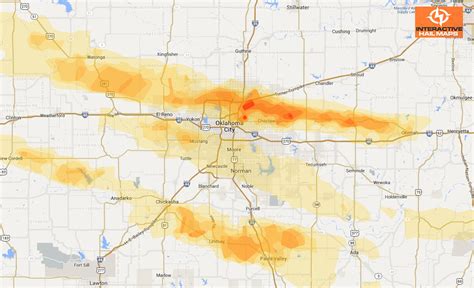 Hail Map in Oklahoma on April 5, 2024 - HailTrace