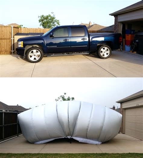 Hail protector. The Hail Shelter™ Original has 9 layers of protection on the Horizontal Angles (Hood/Roof/Trunk) of your vehicle which will protect your vehicle from whatever mother nature throws at it. The Hail Shelter Original tested well against "Pool Ball" (2.25") size hail. . The Hail Shelter Original is designed with 9-Layers of high … 