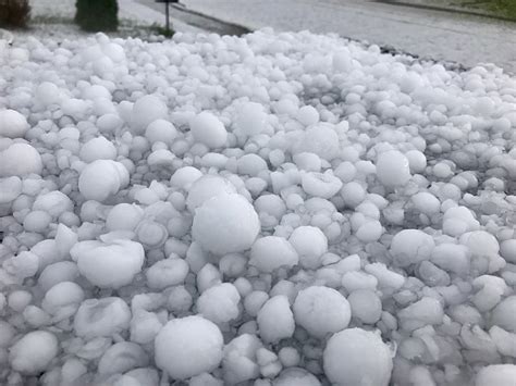 Hail up to 4 inches fell Wednesday in Colorado: See the list