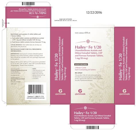 Hailey fe 1-20. hailey fe 1/20 (28) 1 mg-20 mcg (21)/75 mg (7) tablet contraceptives On Label RX Reviews haloette 0.12 mg-0.015 mg/24 hr vaginal ring contraceptives On Label RX Reviews heather On Label RX Reviews 