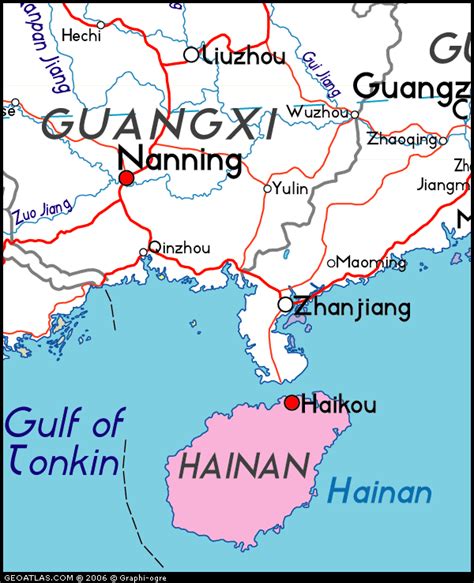 Hainan, China: Maps