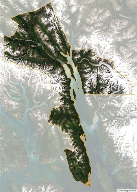 Haines, Alaska map with satellite view - 24timezones.com