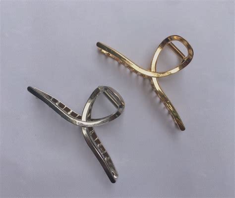 Hair Claw Gold - Etsy