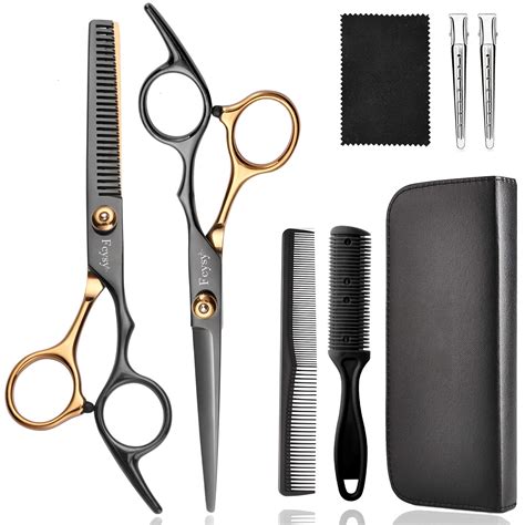 Hair Cutting Scissors, Haircut Scissors Kit Thinning Shears