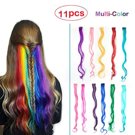 4Pcs Clip in Straight Hair Extensions, Natural Straight Hairpieces with 11  Clips, 18/24 inch Long Soft Clip on Extensions Hair Pieces for Women - Dark