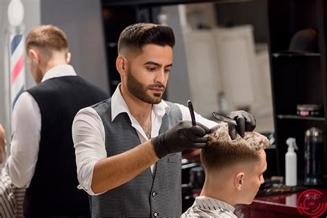 Hair barber. Barber, Hairdresser. A barber is a person whose occupation is mainly to cut, dress, groom, style and shave hair or beards. A barber's place of work is known as a barbershop or the barber's. … 