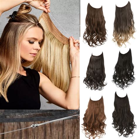 Hair extension halo. Um, the Hidden Crown Halo Extensions, of course. Prices range from $199 to $449, depending on the length you want, and the 100 percent human Remy hair is available in 28 shades (including ... 