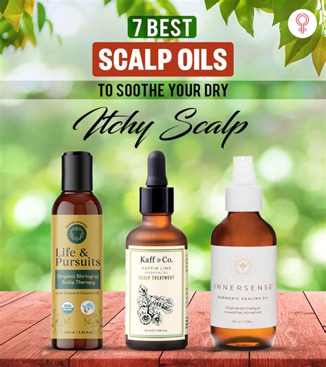 Hair oil for dry scalp. For some scalp benefit, hair growth, fragrance, and calming effects, add oil to hair products. For example, you can add a little lavender oil to shampoo, conditioner, or another product. Be sparing. 
