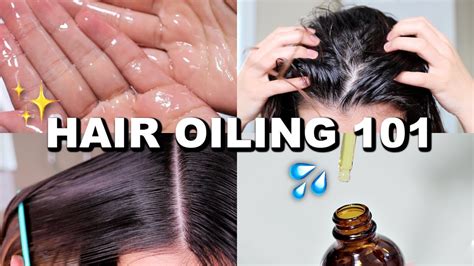 Hair oiling routine. Scalp oiling is pretty simple to incorporate into your hair routine. First, it should be done as a pre-shampoo treatment. On dry hair, Hill recommends massaging an oil throughout the entire scalp ... 