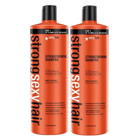 Hair strengthening shampoo. This item: Biolage Strength Recovery Shampoo | Repairs Damaged Hair & Reduces Breakage | For All Dry & Sensitized Hair | Vegan | Cruelty-Free | Strengthening Shampoo | Infused with Vegan Squalane $24.00 $ 24 . 00 ($1.78/Fl Oz) 