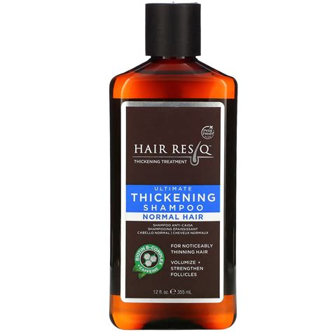Hair thickening shampoo. A hair shampoo that's formulated with Serenoa to help fight the root cause of thinning hair and hair fall, and to assist with regrowth & volumizing. 