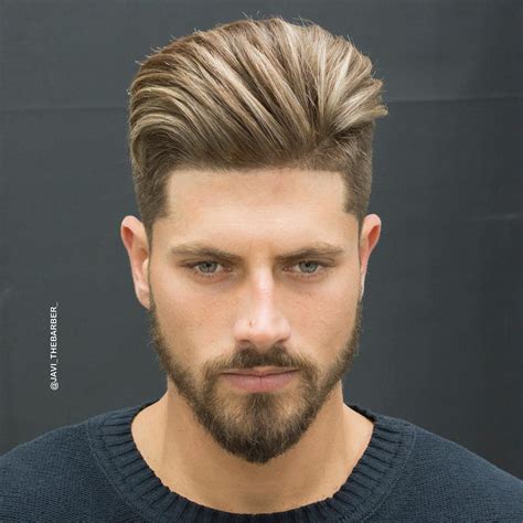 Haircuts men. There is a variety of haircuts for men that fit into the business, athletic, military or hipster style. Scroll down to see our full collection of different hairstyles for men. 1. … 