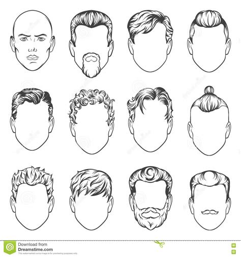 Hairstyles Men Drawing