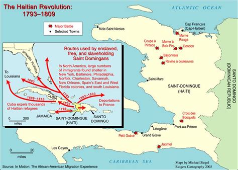 Spain ceded the western third of the island of Hispaniola to France in 1697. French authorities quelled the island's buccaneer activity and focused on agricultural growth. Soon, French adventurers began to settle the colony, turning the French portion of the island, renamed Saint- Domingue, into a coffee- and sugar-producing juggernaut.. 