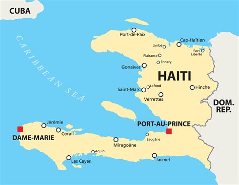 Haiti is where. Hover over a country for details. Haiti is an island nation in the Caribbean. Known as the Republic of Haiti in a more formal sense, the country is one of two that comprise the island of Hispaniola. Together with the Dominican Republic, Haiti is part of the largest island in the Caribbean Region of the world. 