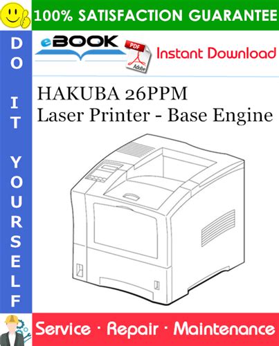 Hakuba 26ppm laser printer service repair manual. - Solution manual engineering mechanics statics shames.