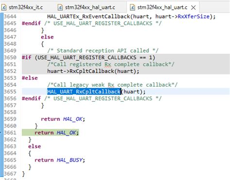 Hal_uart_receive_it callback