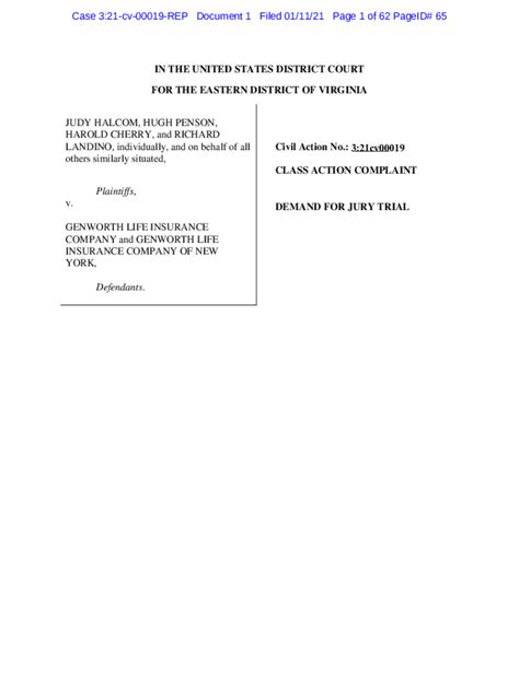 Halcom v. Genworth Life Ins. Co. - casetext.com