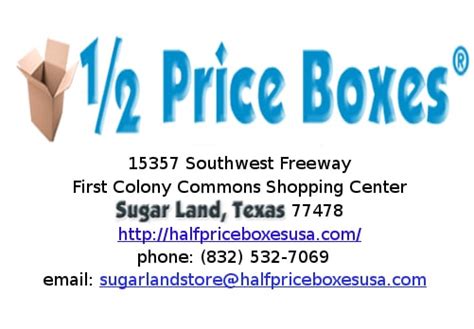 Half Price Boxes in Sugar Land, TX with Reviews - Yellow …