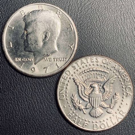 During this period the coin could be found in mint sets or purchased from the Mint in rolls and bags, at a premium above face value. Starting in 2021, the Federal Reserve resumed ordering these coins for general circulation. See also. Eagle; Coat of Arms; Politician; ½ Dollar "Kennedy Half Dollar" (90% Silver) ½ Dollar "Kennedy Half Dollar .... 