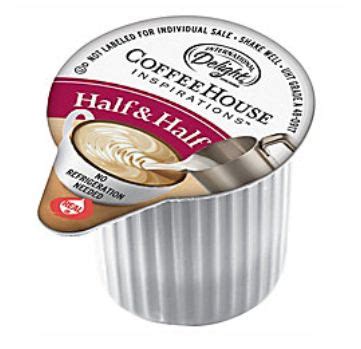 Half and half coffee. Half And Half Coffee Creamer. Amount Per Serving. Calories 18. % Daily Value*. Total Fat 1.6g 2%. Saturated Fat 1.1g 6%. Trans Fat 0.1g. Polyunsaturated Fat 0.1g. Monounsaturated Fat 0.5g. 