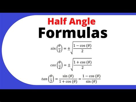 Half angle formula cos.  This concept was given by the Greek mathematician Hipparchus.  W...