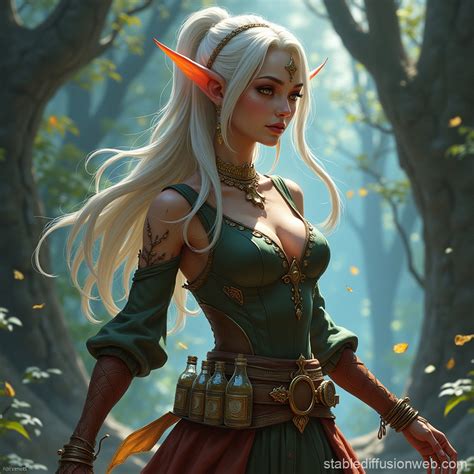 Half drow half high elf.  They value both personal freedom and creative expression, dem...